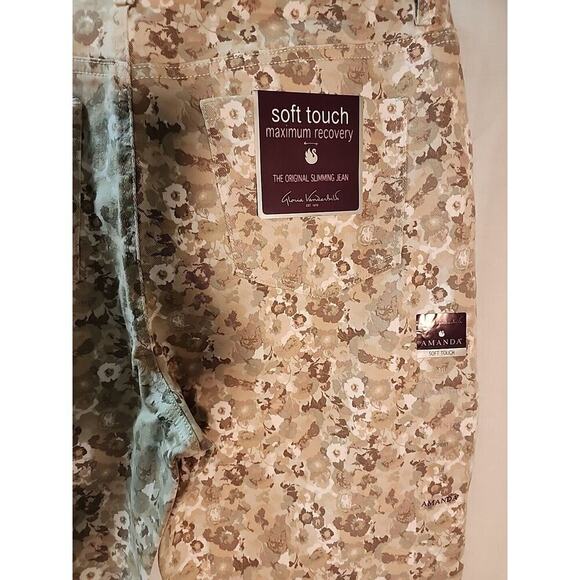 NWT Gloria Vanderbilt Amanda Swan Series Slimming Jeans classic Rise 18 Short - Picture 6 of 7